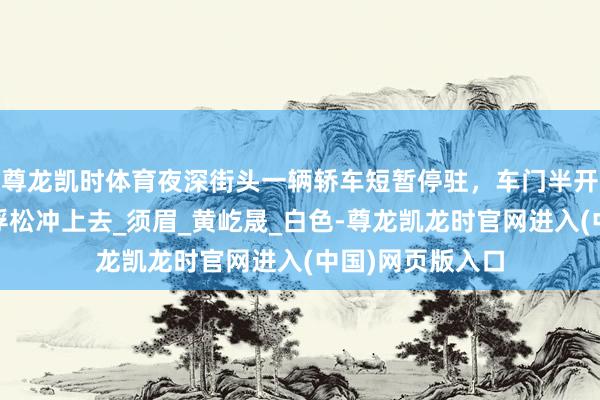 尊龙凯时体育夜深街头一辆轿车短暂停驻，车门半开……有东谈主浮松冲上去_须眉_黄屹晟_白色-尊龙凯龙时官网进入(中国)网页版入口